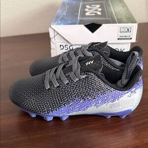 DSG Speed Viper Black Soccer Cleats